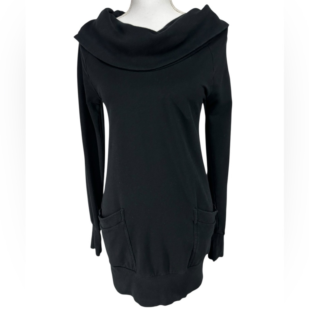 MOSSIMO / Black 2010’s Cowl Neck Dress / Small Estimated